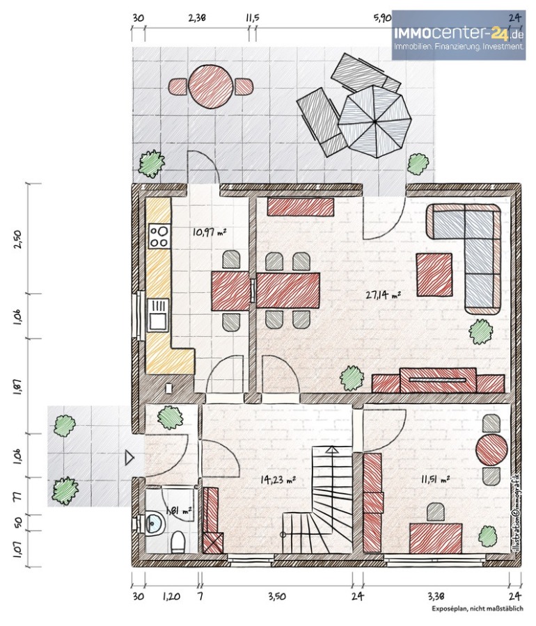 Edgescho� Doppelhaush�lfte Schwedt/O.