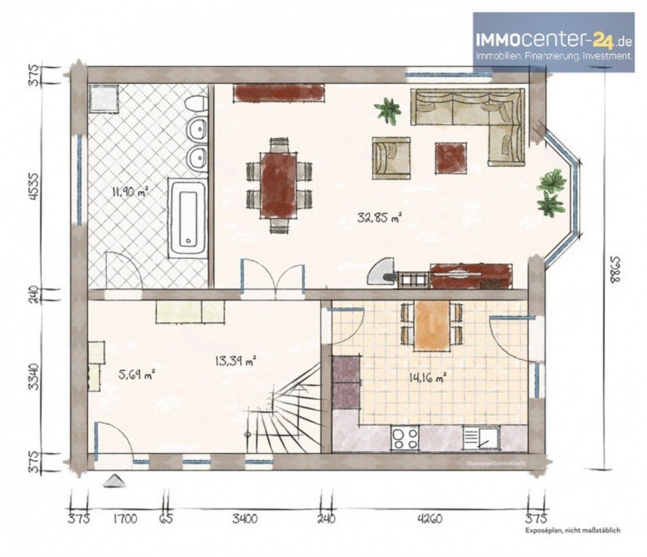 immoGrafik-Exposeplan-32357004302-K1-DINA4-low Einfamilienhaus Schwedt/O.