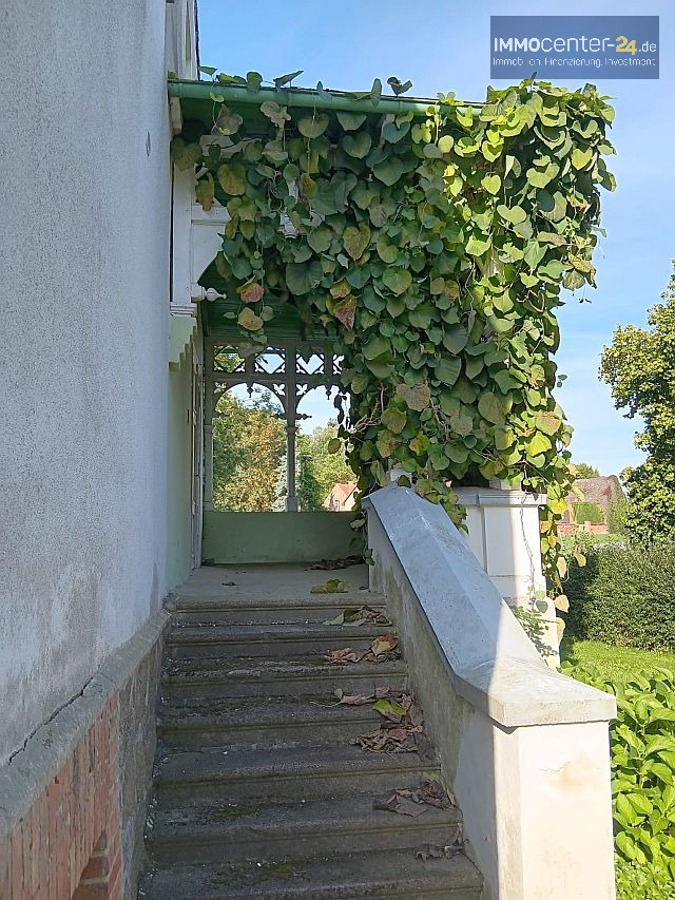 Treppe zur Veranda Einfamilienhaus Gartz